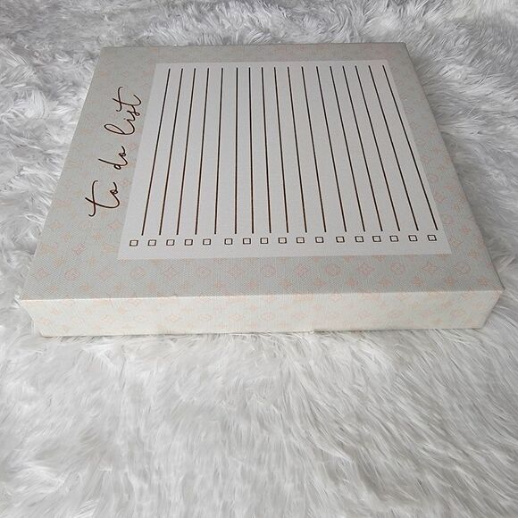 Oliver Gal To Do List Gold Fashion Wall Art Louis Vuitton Monogram Print Canvas - Picture 8 of 15